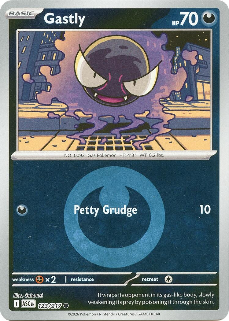 Gastly (Energy Symbol Pattern) (ME: Ascended Heroes) (123/217)