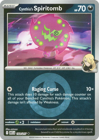Cynthia's Spiritomb - 133/217 (Energy Symbol Pattern) (ME: Ascended Heroes) (133/217)