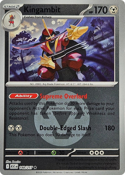 Kingambit (Energy Symbol Pattern) (ME: Ascended Heroes) (148/217)