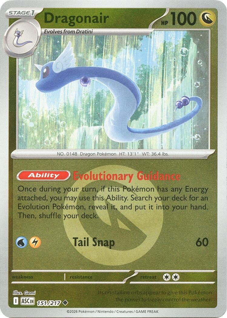 Dragonair (Energy Symbol Pattern) (ME: Ascended Heroes) (151/217)