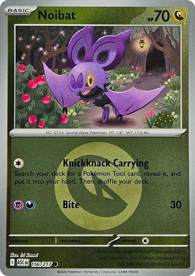 Noibat (Energy Symbol Pattern) (ME: Ascended Heroes) (156/217)