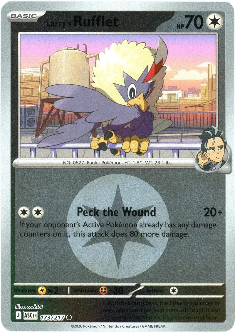 Larry's Rufflet (Energy Symbol Pattern) (ME: Ascended Heroes) (173/217)
