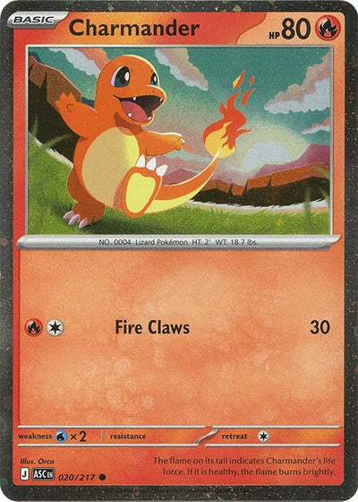 Charmander - 020/217 (Cosmos Holo) (Miscellaneous Cards & Products) (020/217)