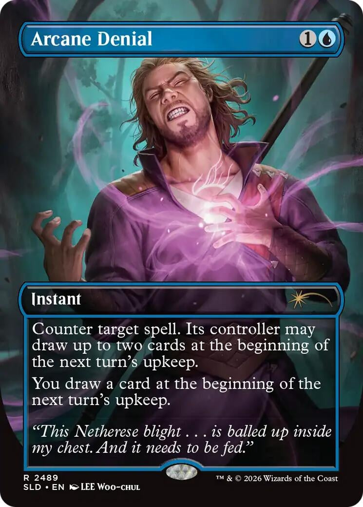 Image for Arcane Denial (2489) (Secret Lair Drop Series) (2489) (SLD) - Magic: The Gathering