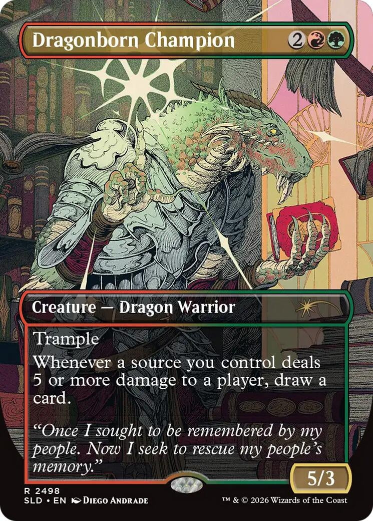 Image for Dragonborn Champion (Secret Lair Drop Series) (2498) (SLD) - Magic: The Gathering