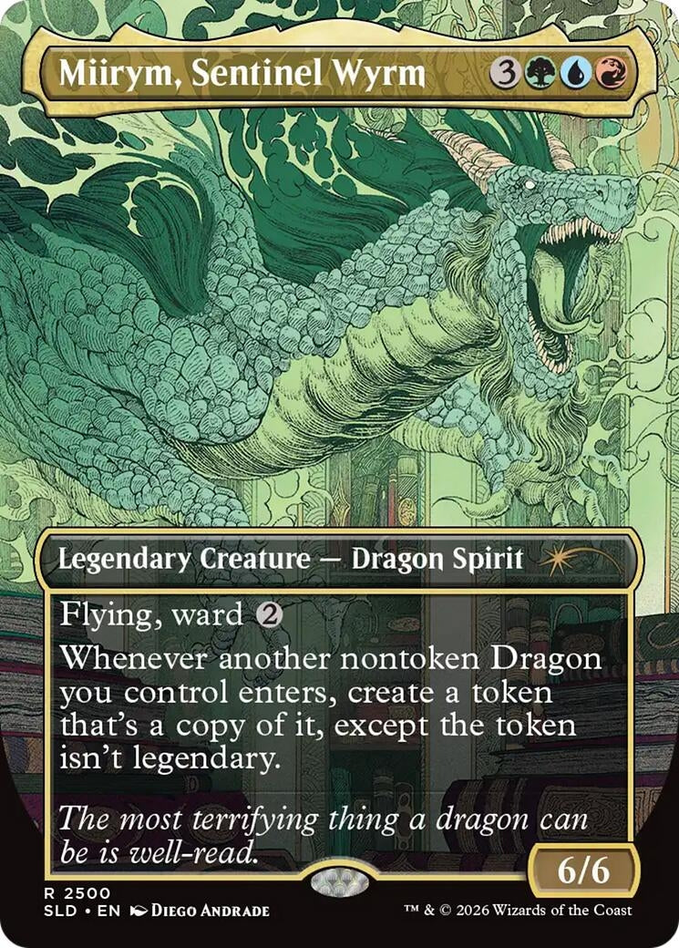 Image for Miirym, Sentinel Wyrm (Secret Lair Drop Series) (2500) (SLD) - Magic: The Gathering
