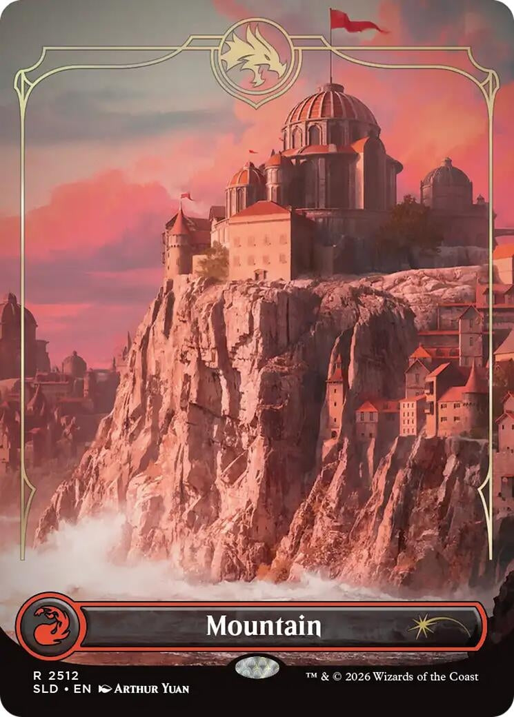 Image for Mountain (2512) (Secret Lair Drop Series) (2512) (SLD) - Magic: The Gathering