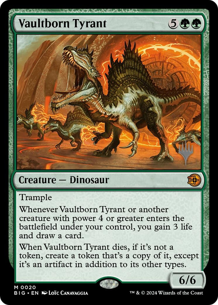 Image for Vaultborn Tyrant (Promo Pack: Lorwyn Eclipsed) (20) (PPECL) - Magic: The Gathering