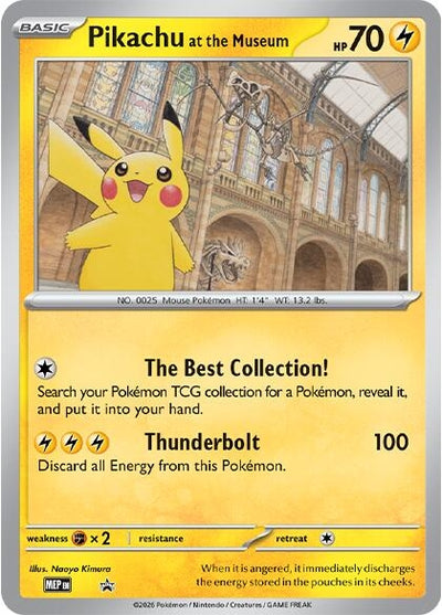 Pikachu at the Museum (Jumbo Cards)