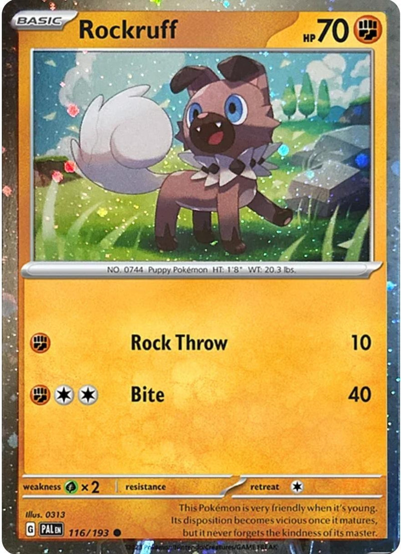 Image for Rockruff - 116/193 (Cosmos Holo) (SV: Scarlet & Violet Promo Cards) (116/193) - Pokemon