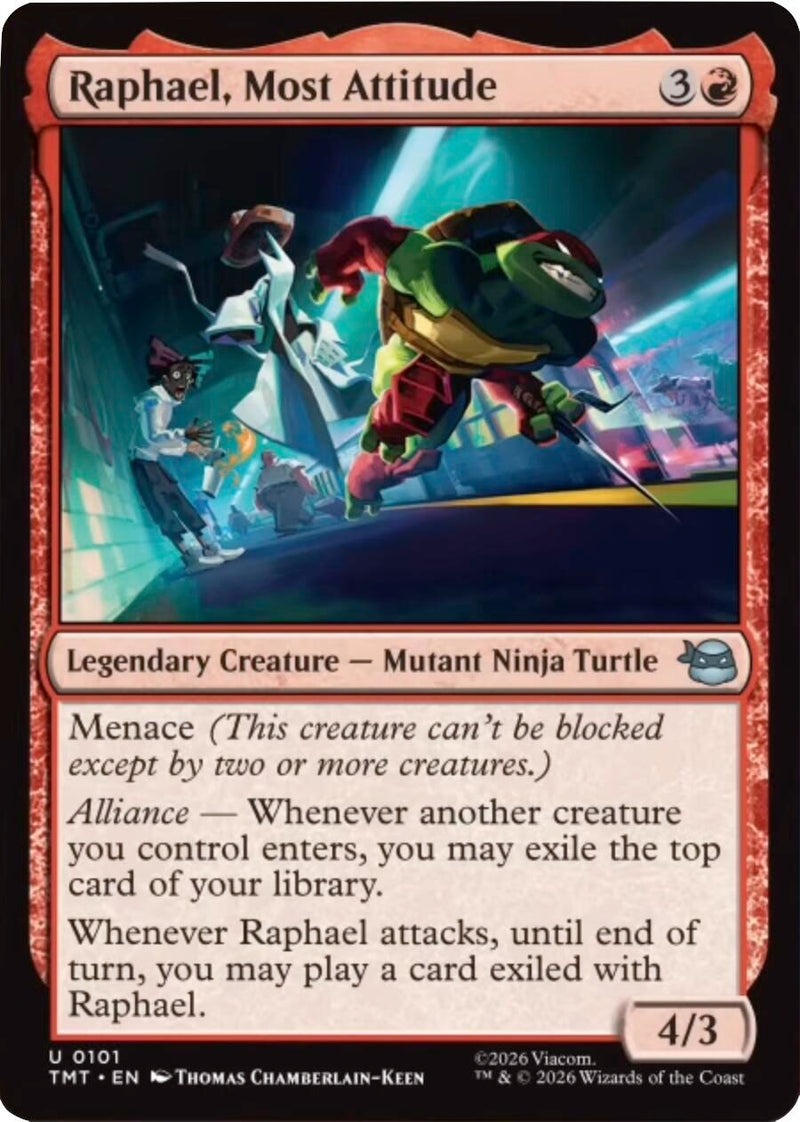 Image for Raphael, Most Attitude (Teenage Mutant Ninja Turtles) (101) - Magic: The Gathering