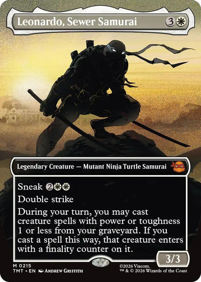 Leonardo, Sewer Samurai (Borderless) (Teenage Mutant Ninja Turtles) (215)