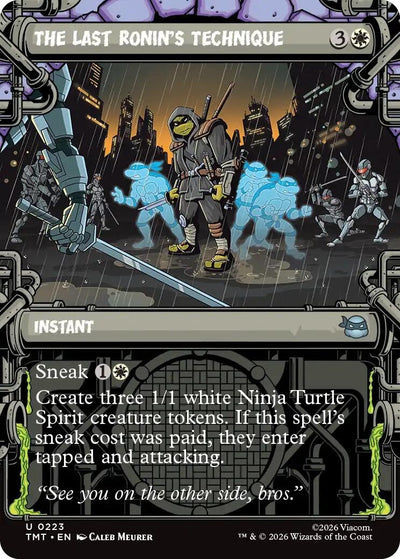The Last Ronin's Technique (Showcase) (Teenage Mutant Ninja Turtles) (223)