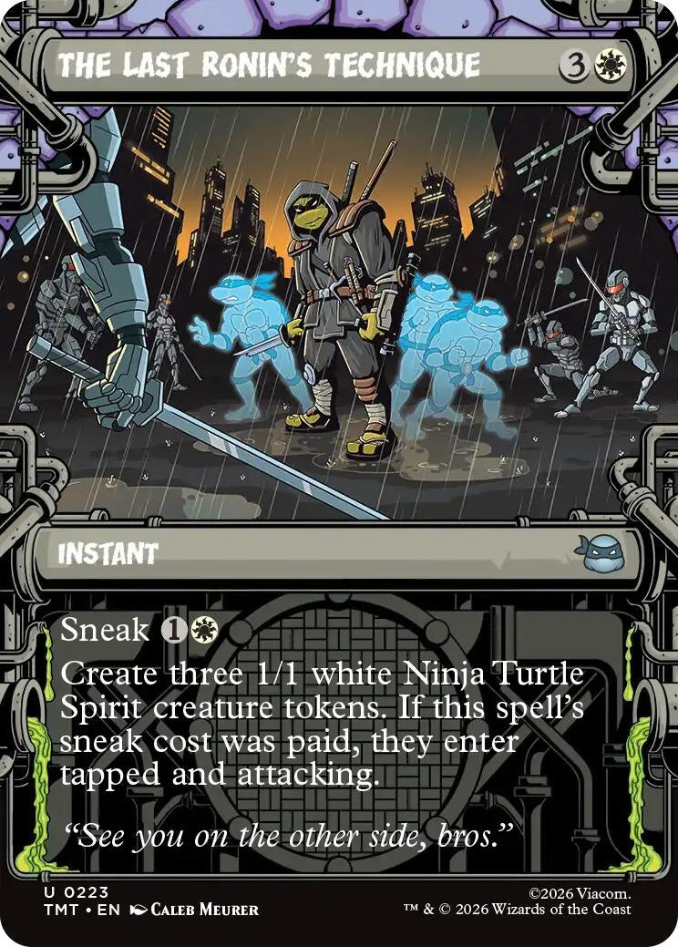 Image for The Last Ronin's Technique (Showcase) (Teenage Mutant Ninja Turtles) (223) - Magic: The Gathering