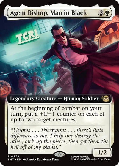 Agent Bishop, Man in Black (Extended Art) (Teenage Mutant Ninja Turtles) (258)
