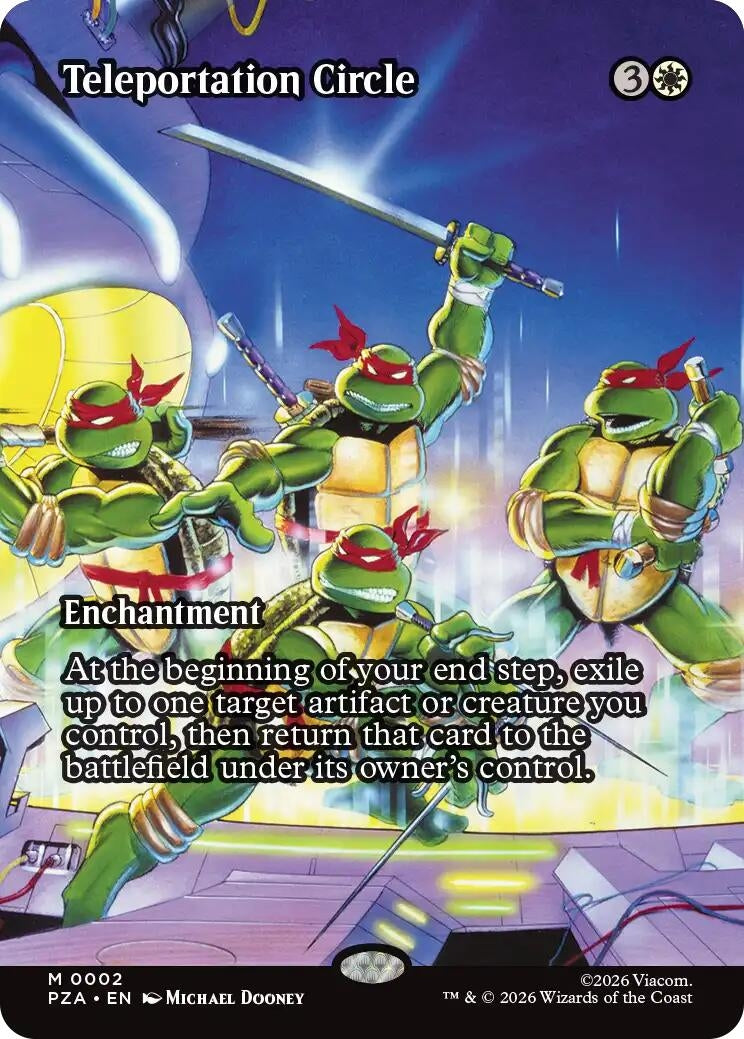Image for Teleportation Circle (Borderless) (Teenage Mutant Ninja Turtles Eternal-Legal) (2) - Magic: The Gathering