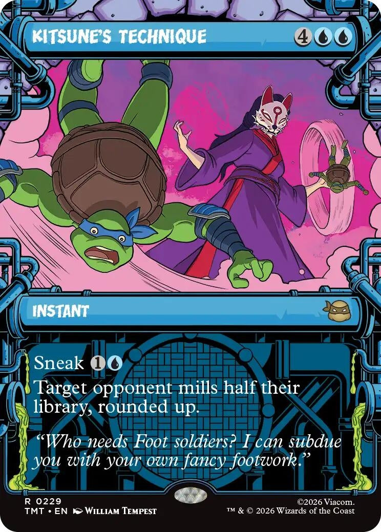 Image for Kitsune's Technique (Showcase) (Teenage Mutant Ninja Turtles) (229) - Magic: The Gathering