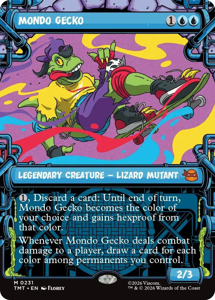 Image for Mondo Gecko (Showcase) (Teenage Mutant Ninja Turtles) (231) - Magic: The Gathering