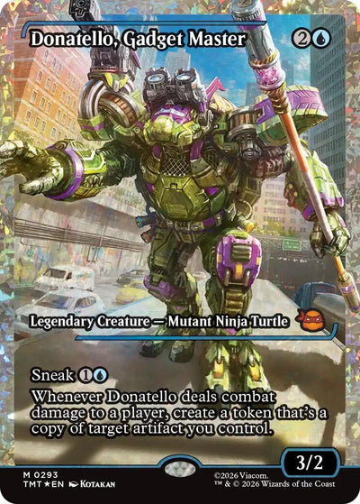 Donatello, Gadget Master (Showcase) (Fracture Foil) (Teenage Mutant Ninja Turtles) (293)