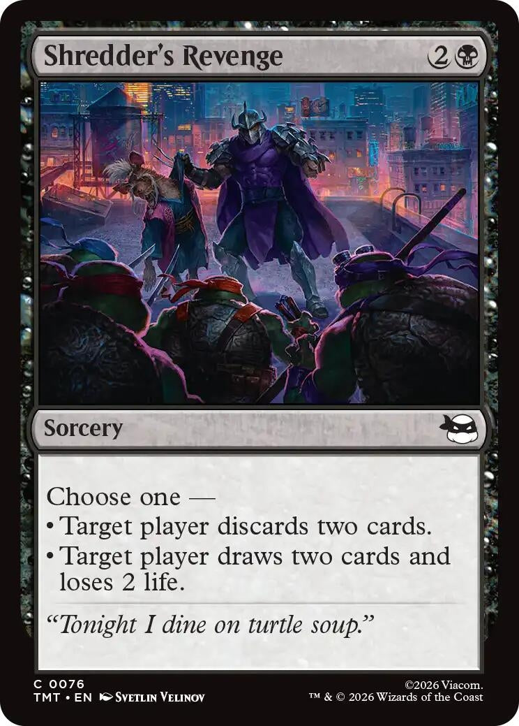 Image for Shredder's Revenge (Teenage Mutant Ninja Turtles) (76) - Magic: The Gathering