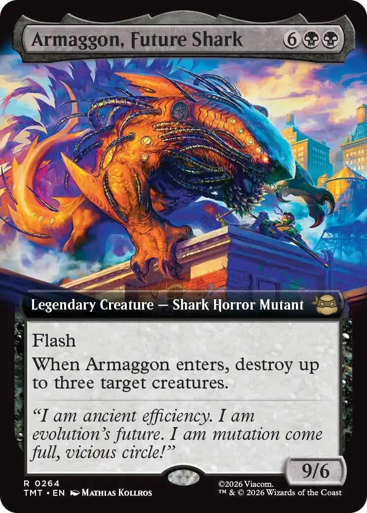 Image for Armaggon, Future Shark (Extended Art) (Teenage Mutant Ninja Turtles) (264) - Magic: The Gathering