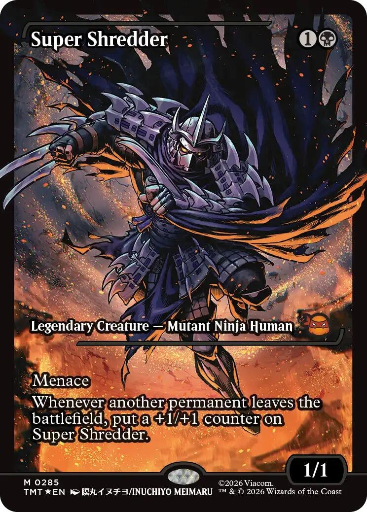 Image for Super Shredder (Showcase) (Teenage Mutant Ninja Turtles) (285) - Magic: The Gathering