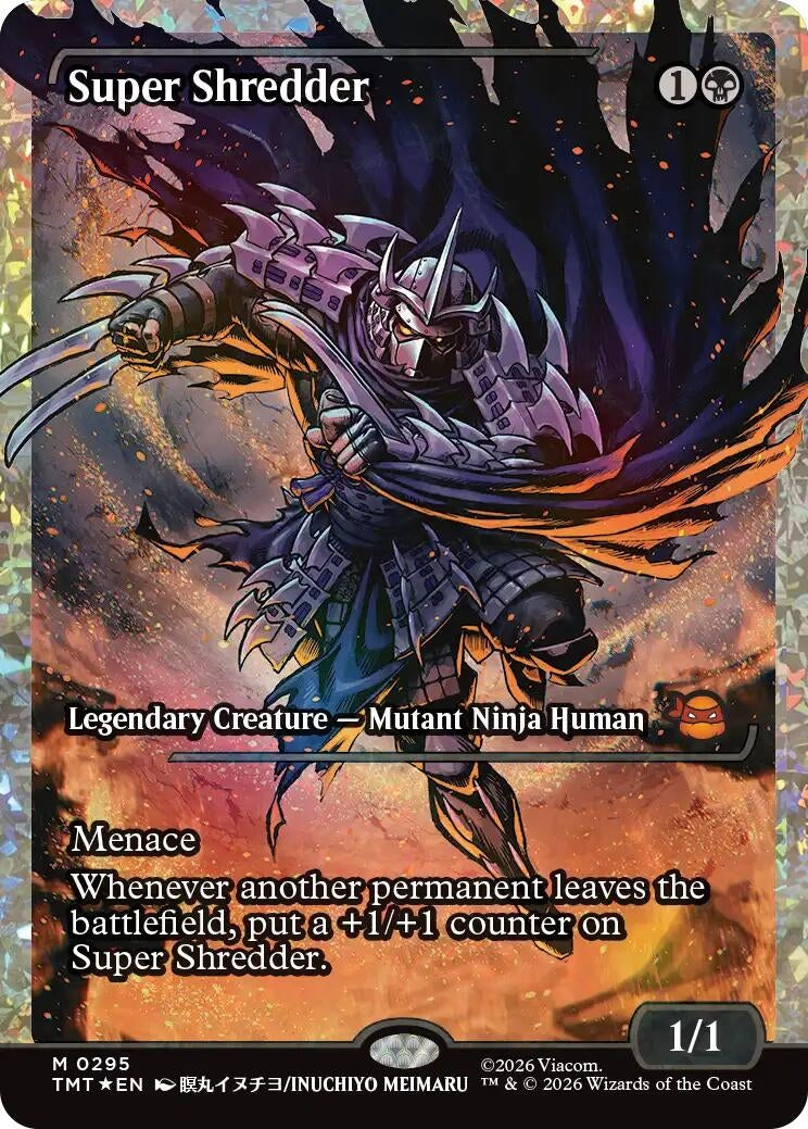 Image for Super Shredder (Showcase) (Fracture Foil) (Teenage Mutant Ninja Turtles) (295) - Magic: The Gathering