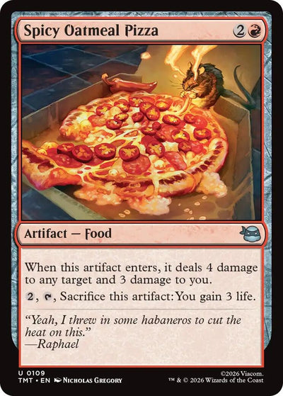 Spicy Oatmeal Pizza (Teenage Mutant Ninja Turtles) (109)