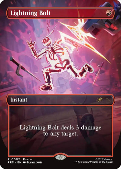 Lightning Bolt (Borderless) (Unique and Miscellaneous Promos) (2) (UMP)