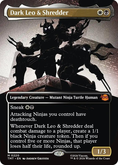 Dark Leo & Shredder (Borderless) (Teenage Mutant Ninja Turtles) (220)