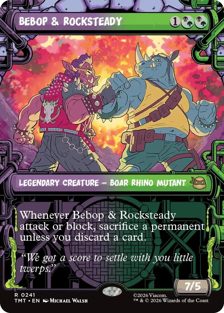 Image for Bebop & Rocksteady (Showcase) (Teenage Mutant Ninja Turtles) (241) - Magic: The Gathering