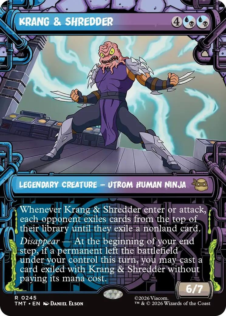 Image for Krang & Shredder (Showcase) (Teenage Mutant Ninja Turtles) (245) - Magic: The Gathering