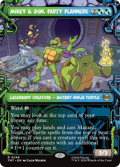 Mikey & Don, Party Planners (Showcase) (Teenage Mutant Ninja Turtles) (246)