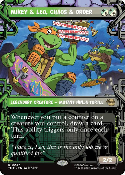 Mikey & Leo, Chaos & Order (Showcase) (Teenage Mutant Ninja Turtles) (247)