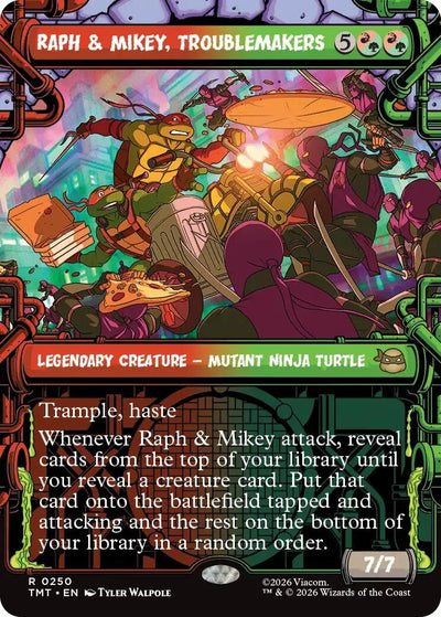 Raph & Mikey, Troublemakers (Showcase) (Teenage Mutant Ninja Turtles) (250)