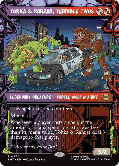 Tokka & Rahzar, Terrible Twos (Showcase) (Teenage Mutant Ninja Turtles) (252)
