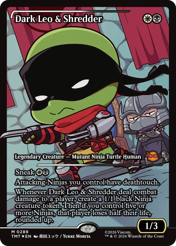 Image for Dark Leo & Shredder (Showcase) (Teenage Mutant Ninja Turtles) (289) - Magic: The Gathering