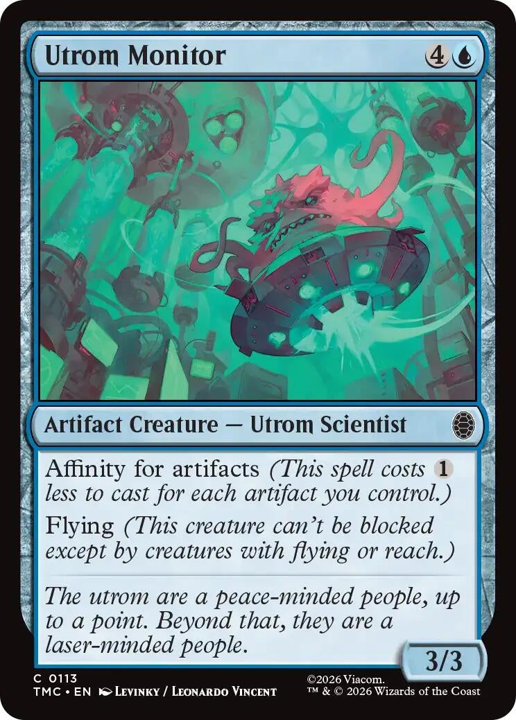 Image for Utrom Monitor (Teenage Mutant Ninja Turtles) (113) - Magic: The Gathering