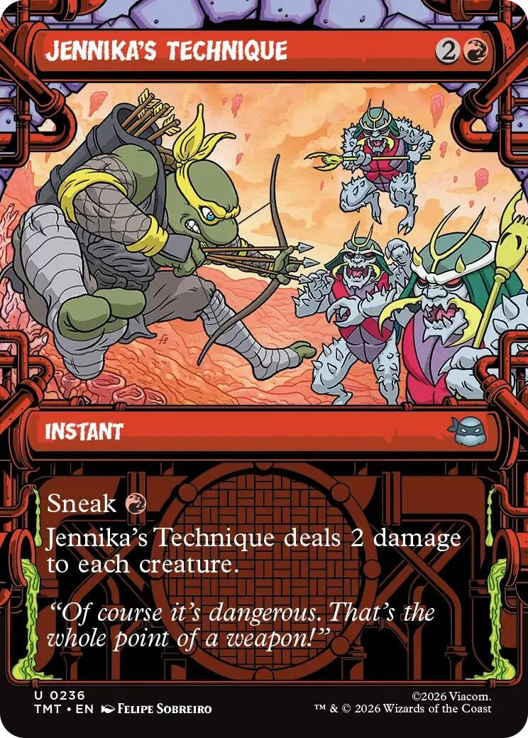 Image for Jennika's Technique (Showcase) (Teenage Mutant Ninja Turtles) (236) - Magic: The Gathering