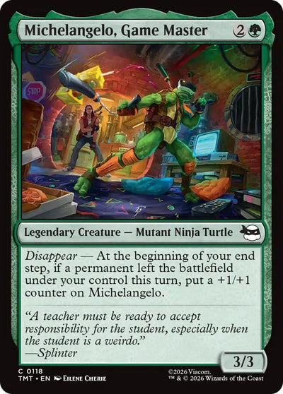 Michelangelo, Game Master (Teenage Mutant Ninja Turtles) (118)