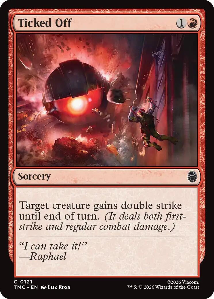 Image for Ticked Off (Teenage Mutant Ninja Turtles) (121) - Magic: The Gathering