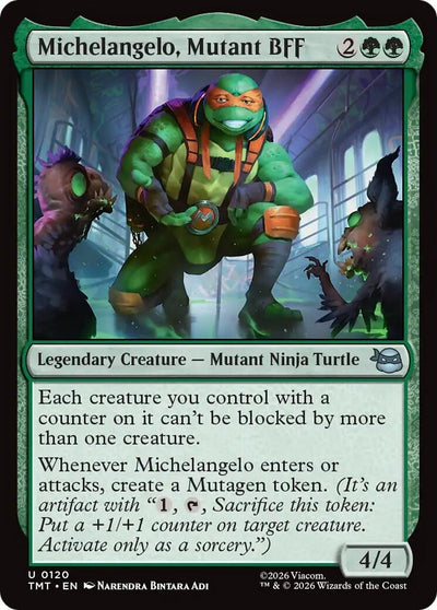 Michelangelo, Mutant BFF (Teenage Mutant Ninja Turtles) (120)
