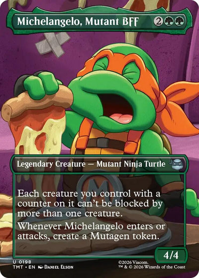 Michelangelo, Mutant BFF (Borderless) (Teenage Mutant Ninja Turtles) (198)