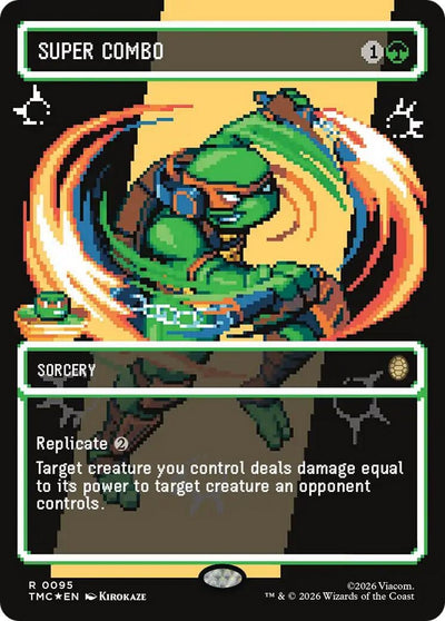 Super Combo (Borderless) (Surge Foil) (Teenage Mutant Ninja Turtles) (95)