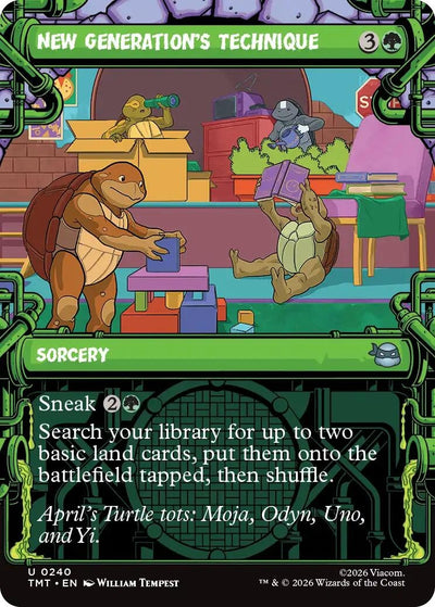 New Generation's Technique (Showcase) (Teenage Mutant Ninja Turtles) (240)