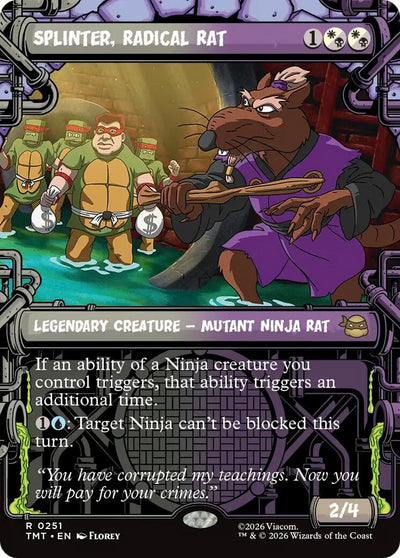Splinter, Radical Rat (Showcase) (Teenage Mutant Ninja Turtles) (251)