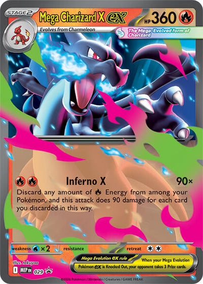 Mega Charizard X ex - 029 (ME: Mega Evolution Promo) (029)