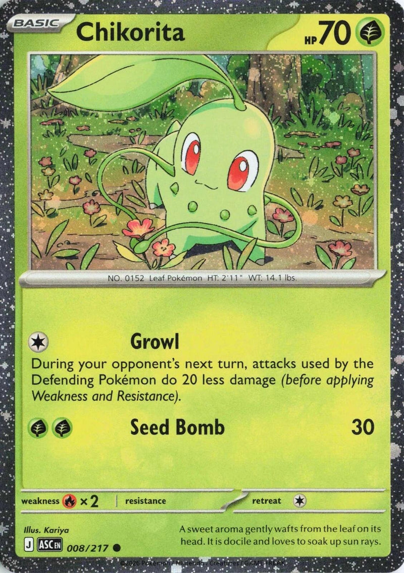 Image for Chikorita (Cosmos Holo) (Miscellaneous Cards & Products) (008/217) - Pokemon