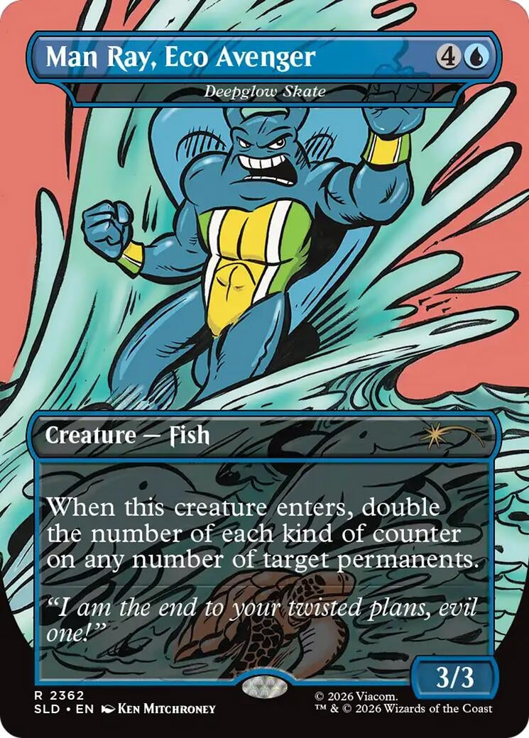 Image for Man Ray, Eco Avenger - Deepglow Skate (Secret Lair Drop Series) (2362) (SLD) - Magic: The Gathering