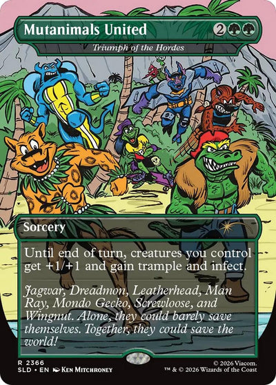 Mutanimals United - Triumph of the Hordes (Secret Lair Drop Series) (2366) (SLD)